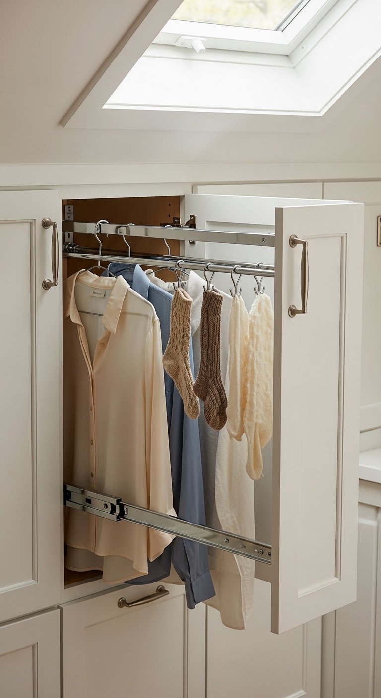 Add a Drying Rack That Pulls Out