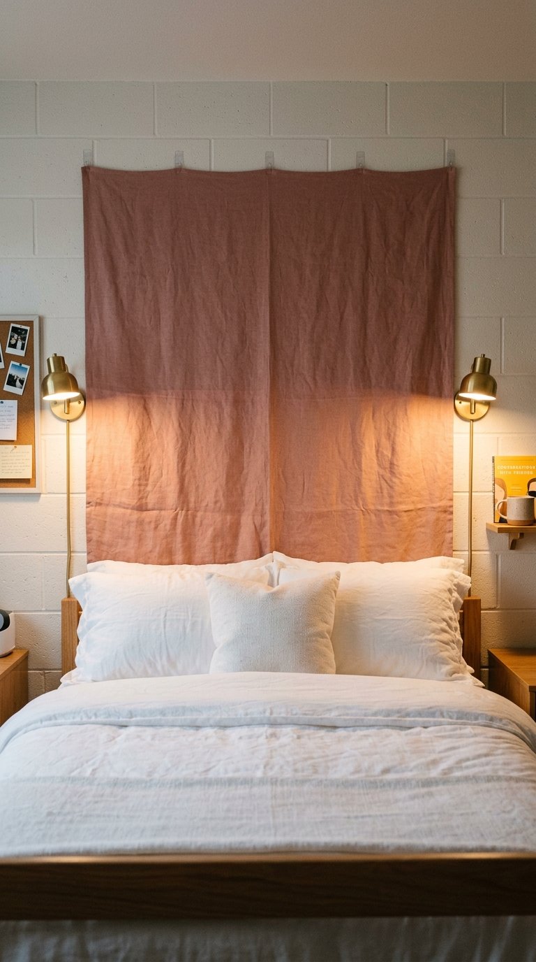 Add a Fabric Headboard Alternative