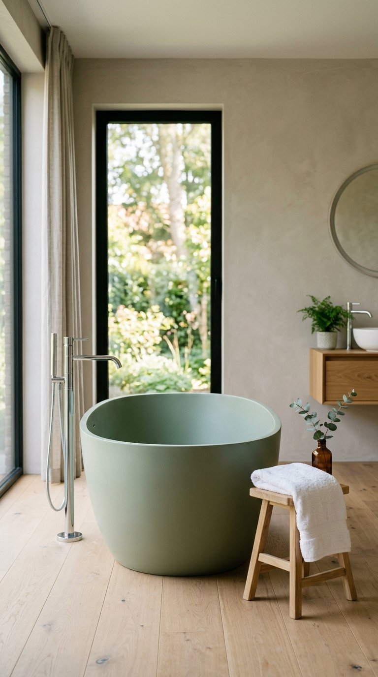 Add a Green Freestanding Bath