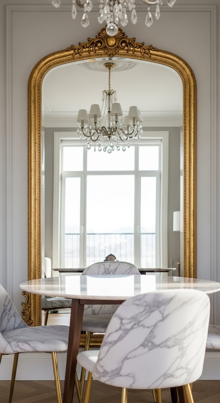 Add a Mirror to Make the Room Feel Larger