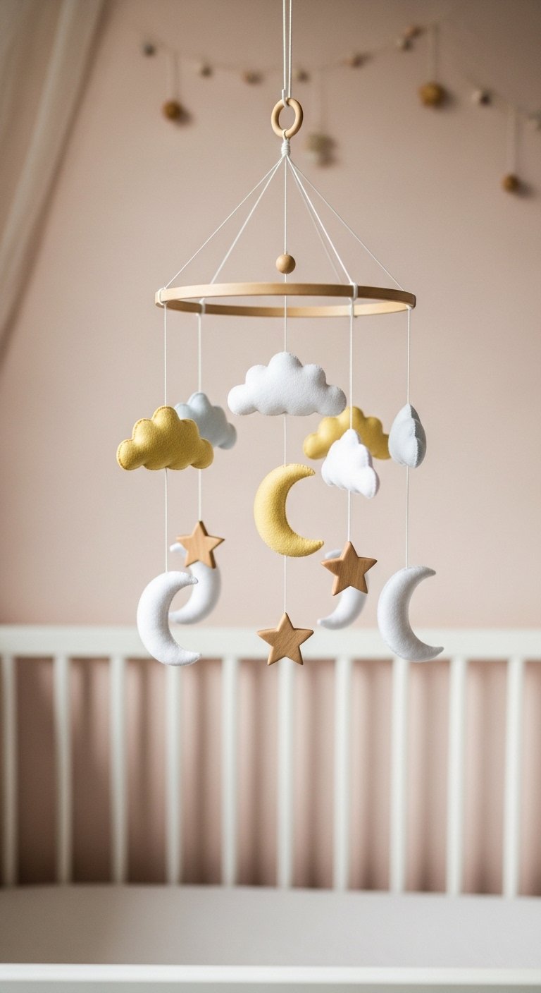  Add a Mobile Above the Crib