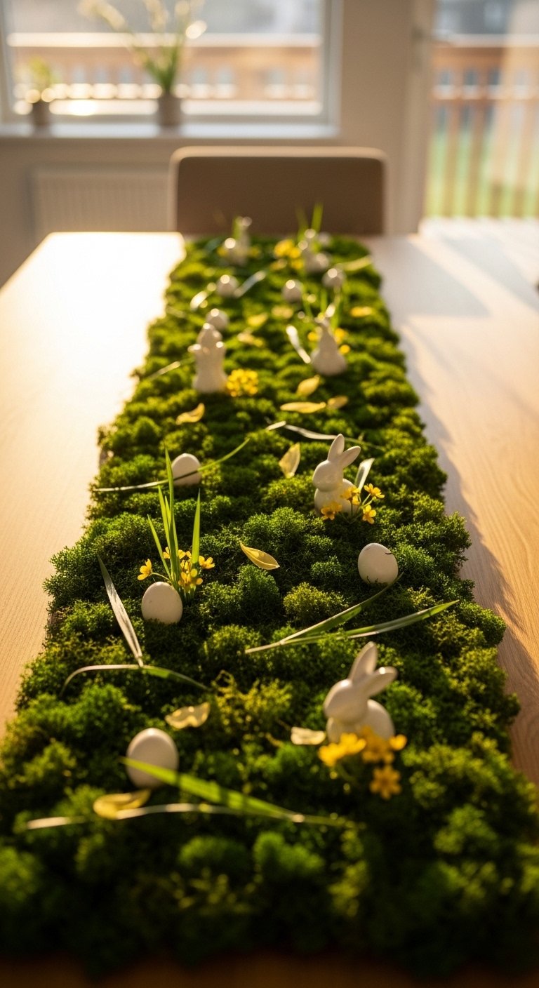 Add a Moss Table Runner
