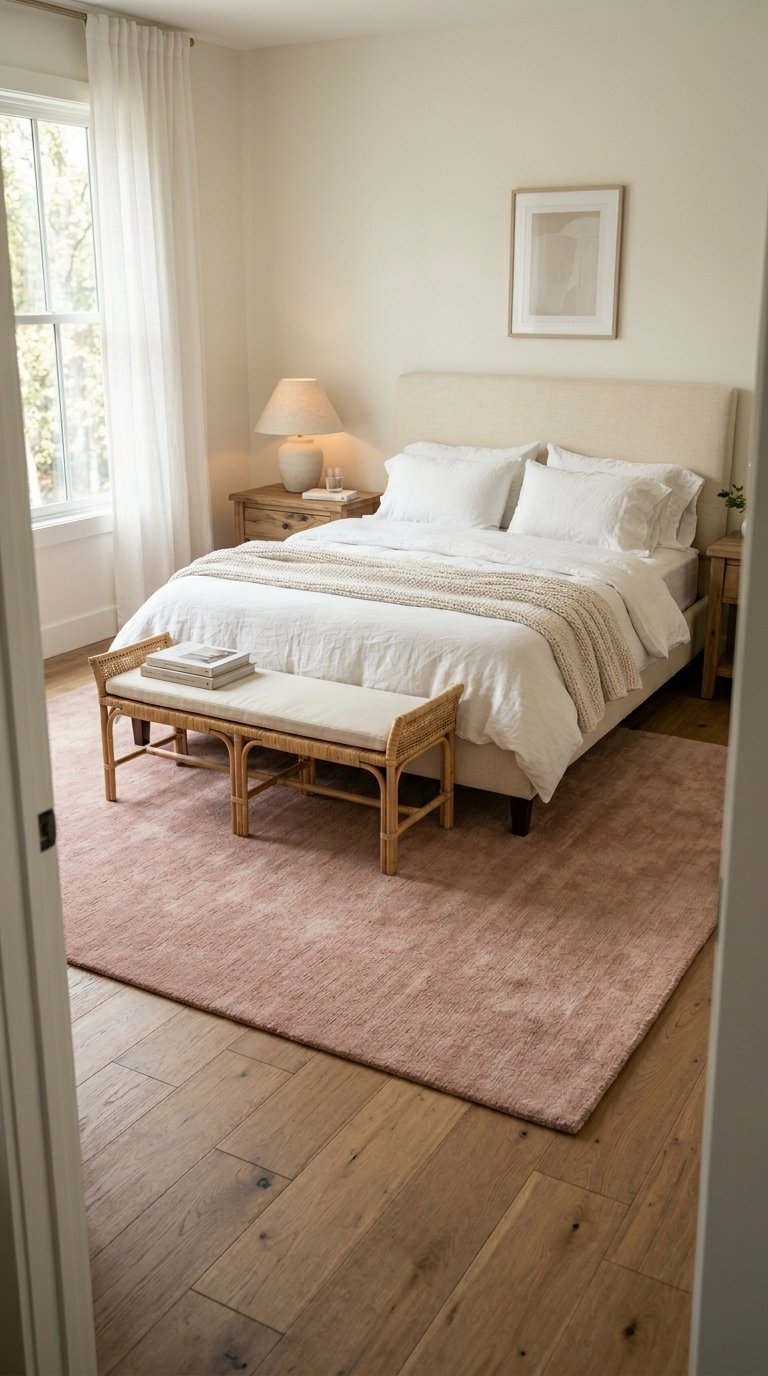 Add a Pink Area Rug