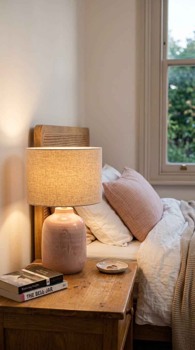 Add a Pink Lamp or Light Fixture