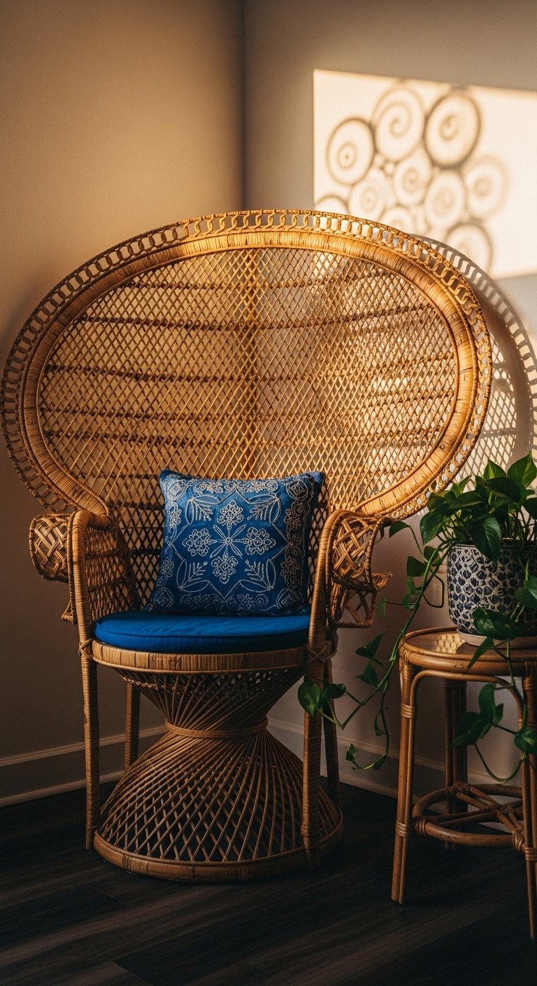 Add a Rattan or Wicker Statement Piece