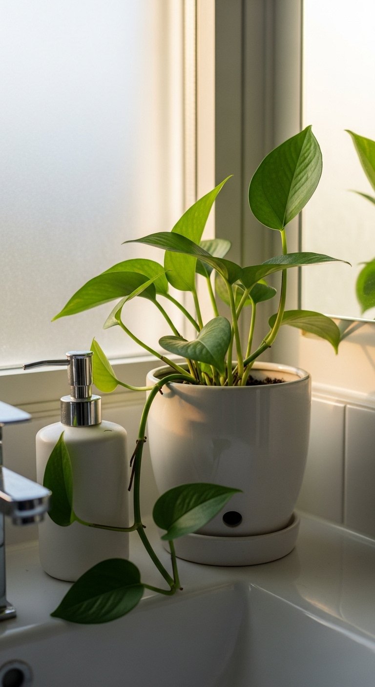 Add a Small Potted Plant or Fresh Greenery