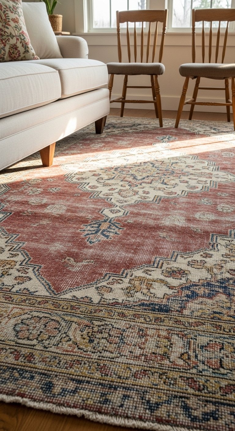 Add a Vintage or Antique Rug