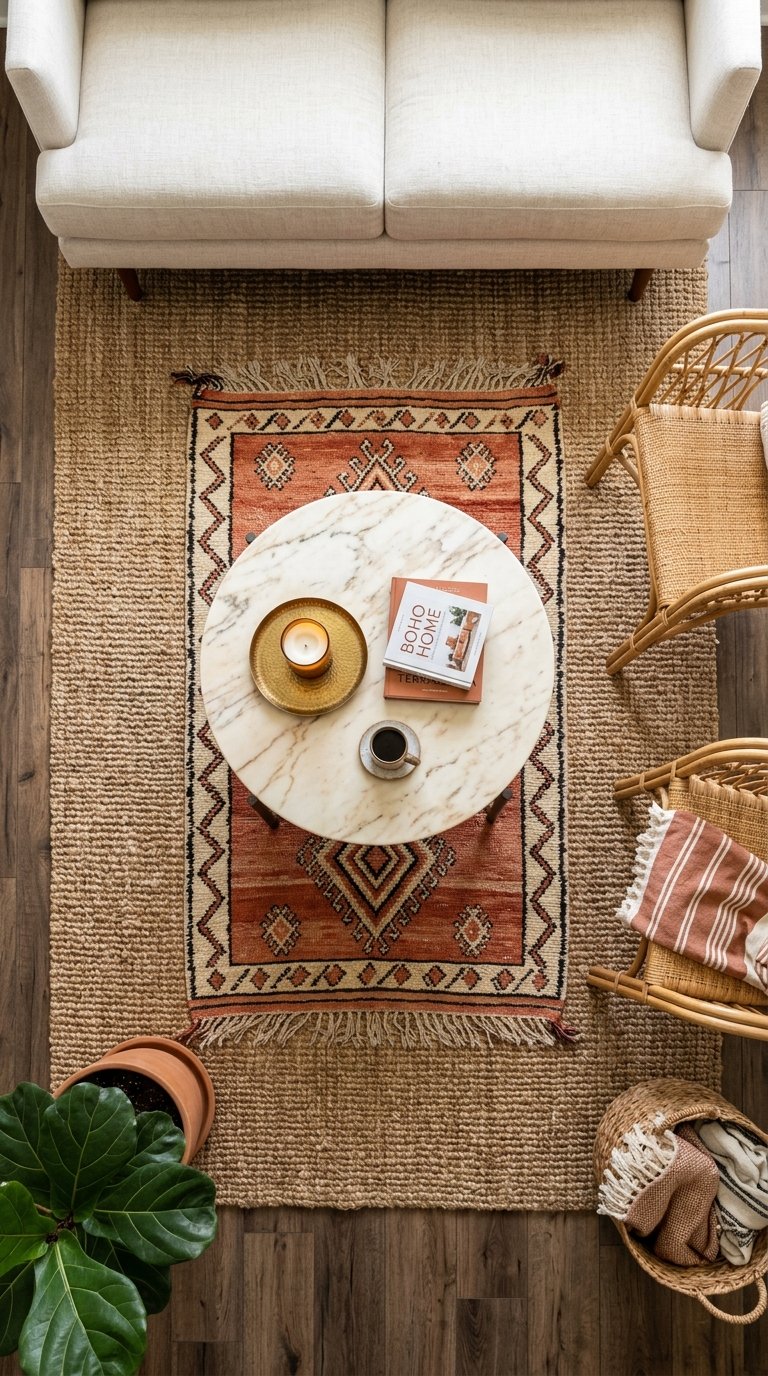 Add an Accent Rug (or Layer Two)