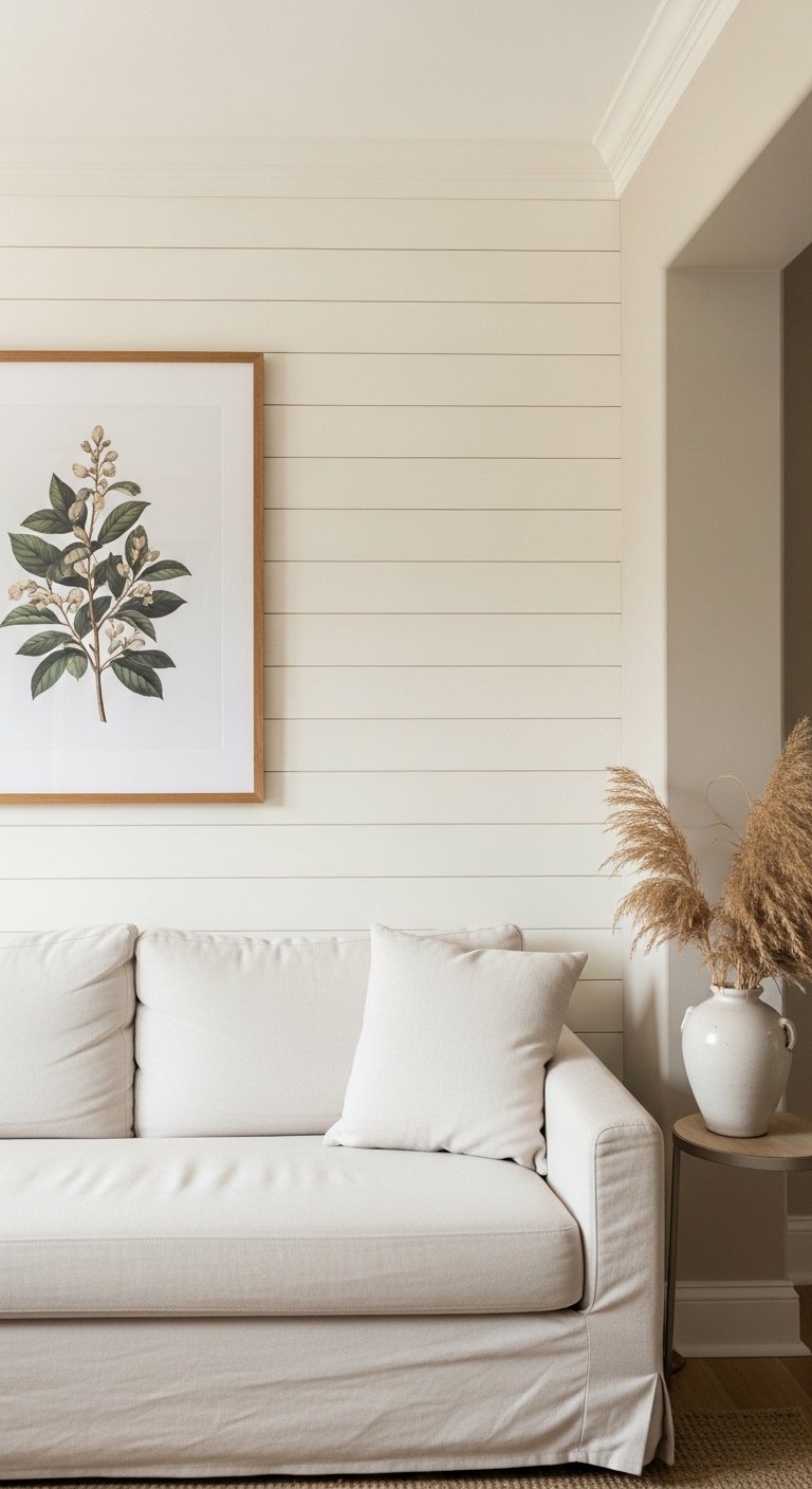 Anchor the Room With Shiplap
