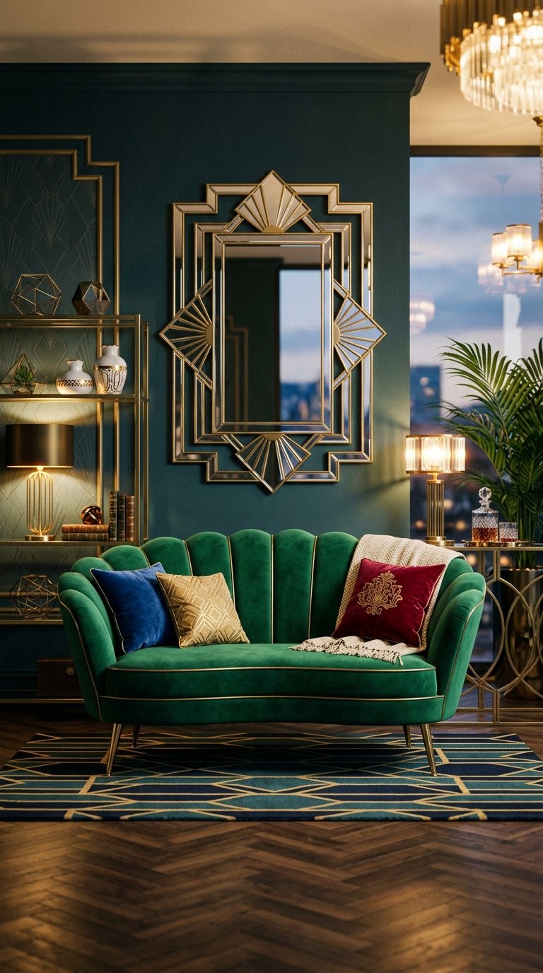 Art Deco Inspired Sofa