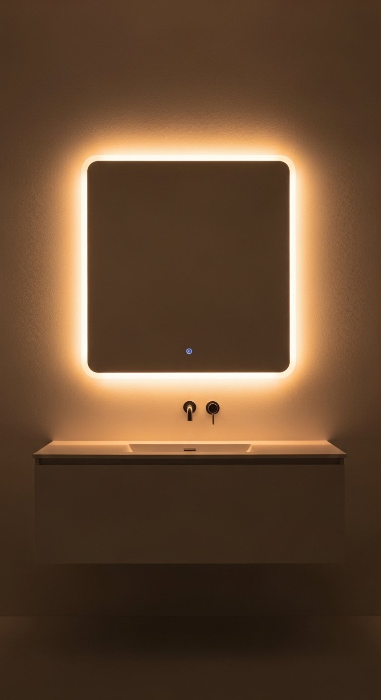 Backlit LED Mirror