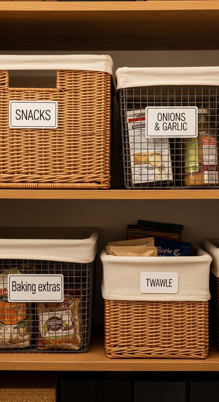Basket and Bin Organisation