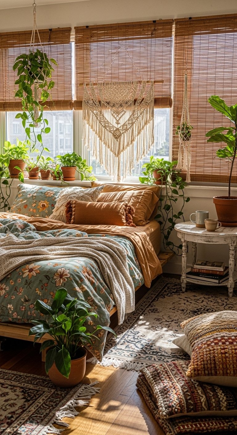 Boho Floral Bedding