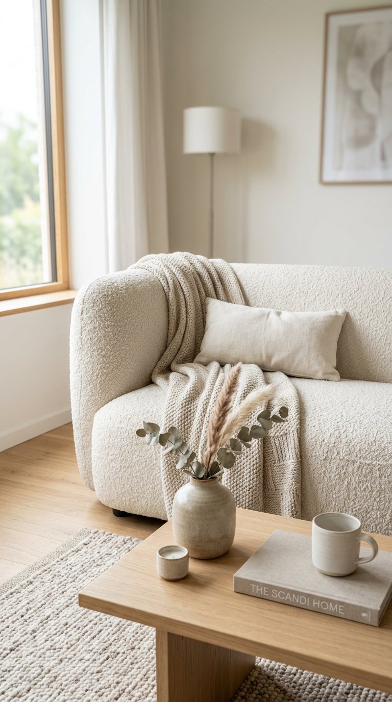 Bouclé Sofa