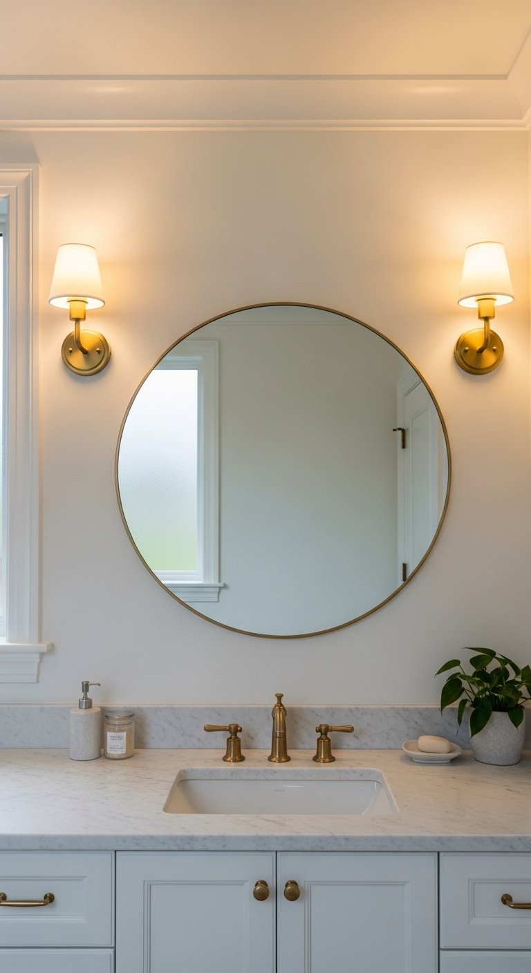 Brushed Brass Wall Sconces