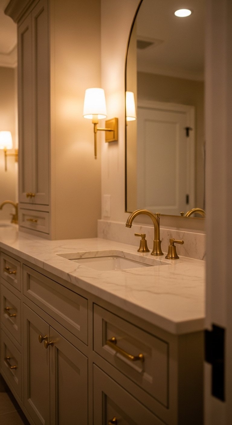 Brushed Gold Faucet