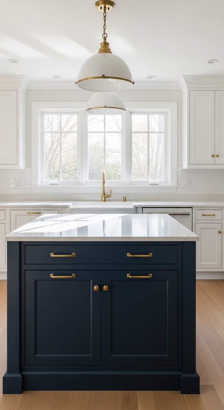 Choose Contrasting Cabinet Colors