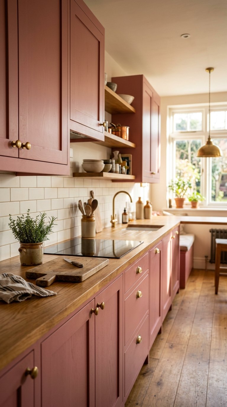 Choose Dusty Pink for a Surprising but Sophisticated Kitchen