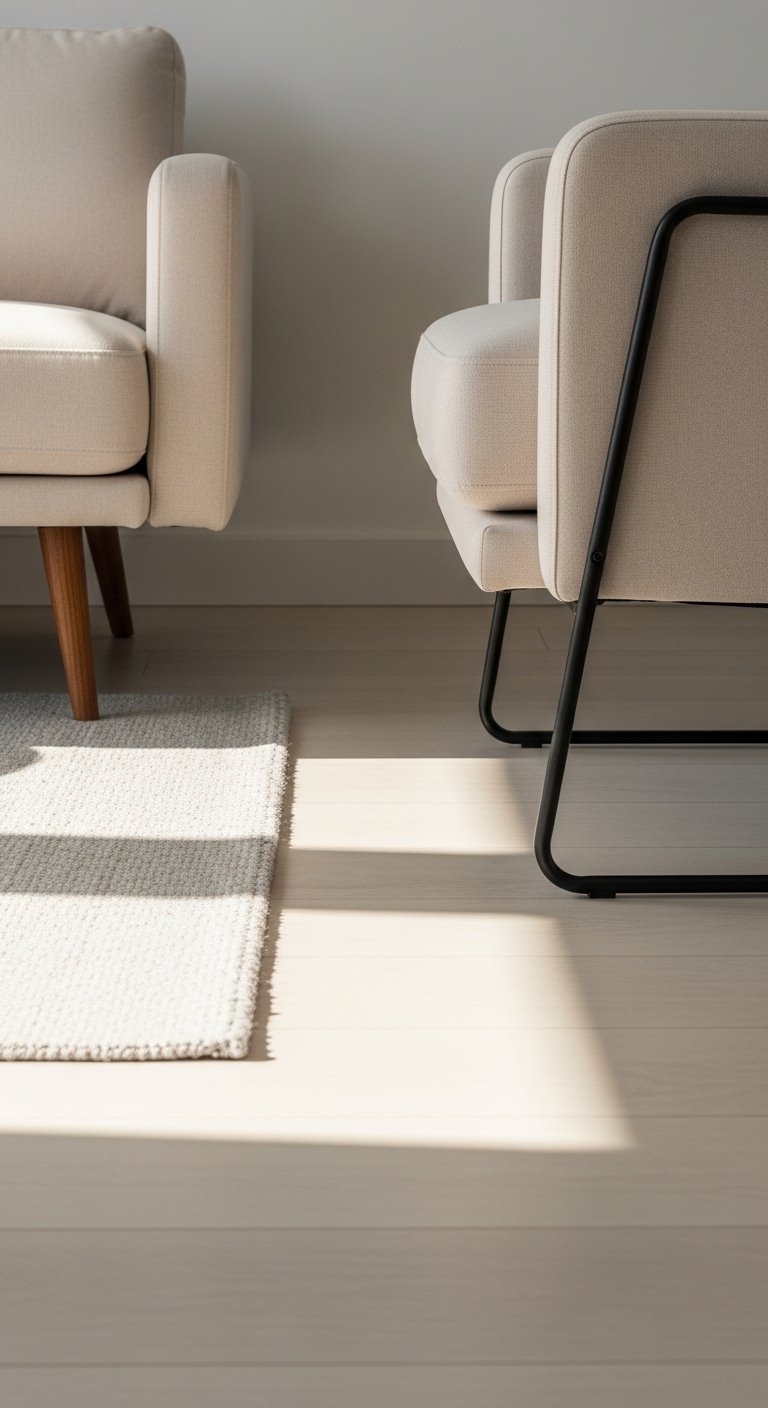 Choose Furniture with Exposed Legs