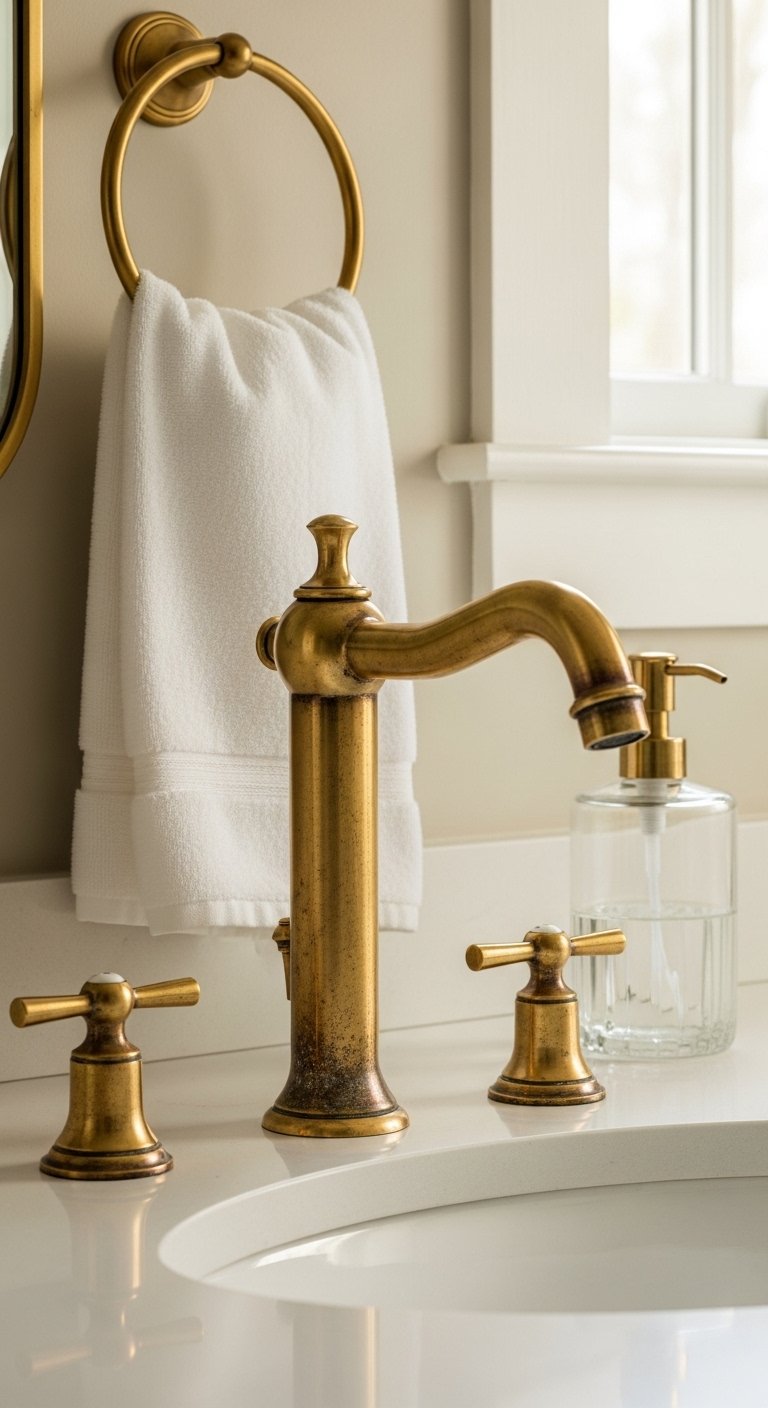 Choose Unlacquered Brass Hardware Throughout