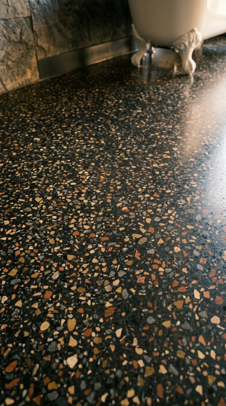 Choose a Dark Terrazzo Floor