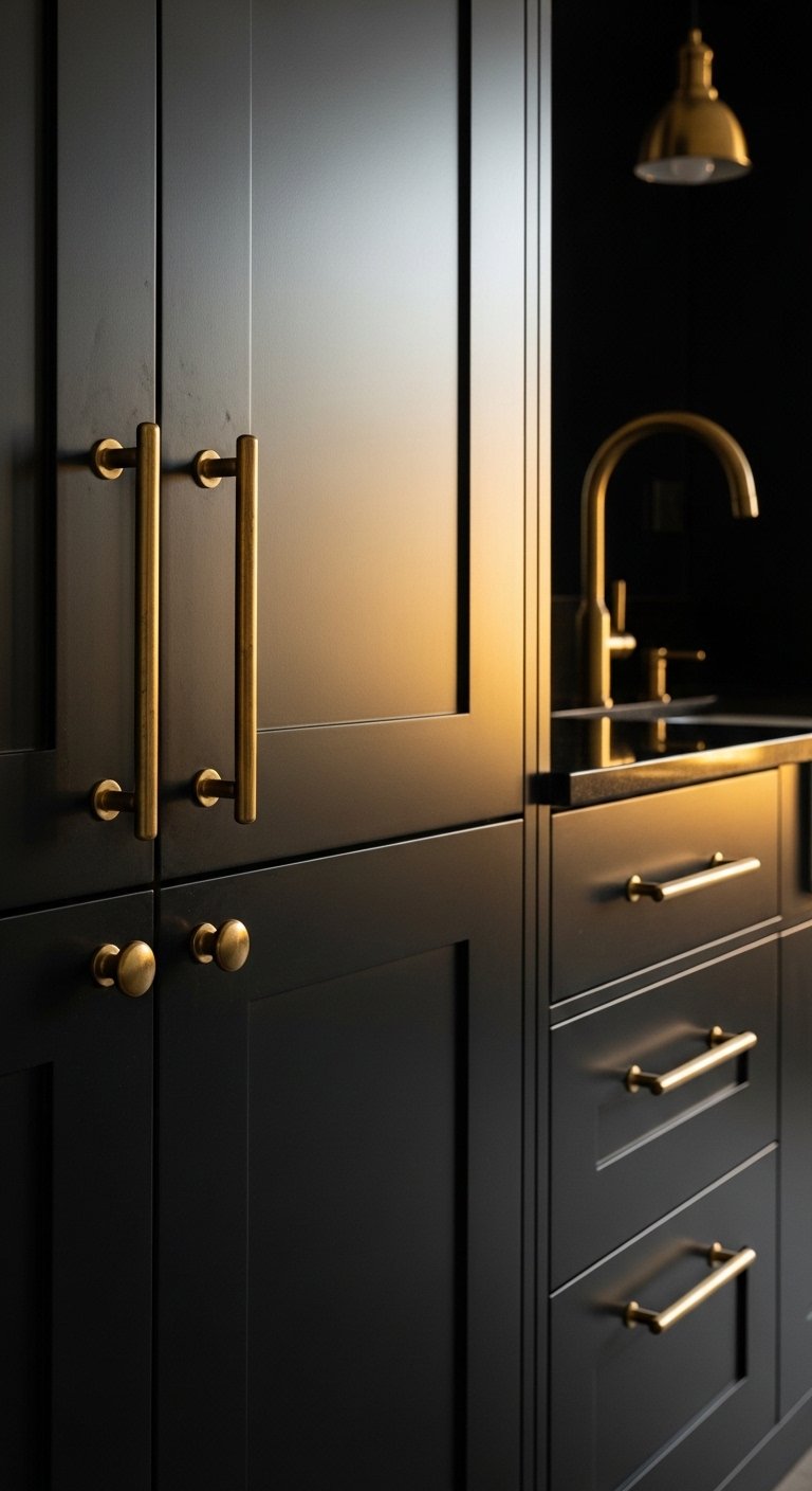 Combine Black With Brass