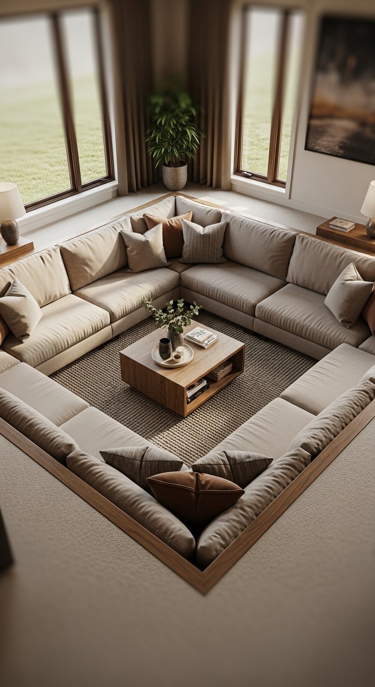 Create a Cozy Conversation Pit