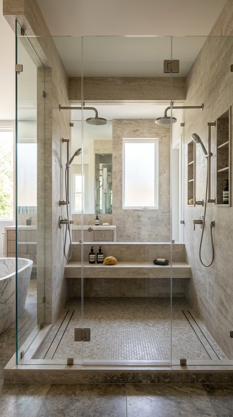 Create a Double Shower for Two