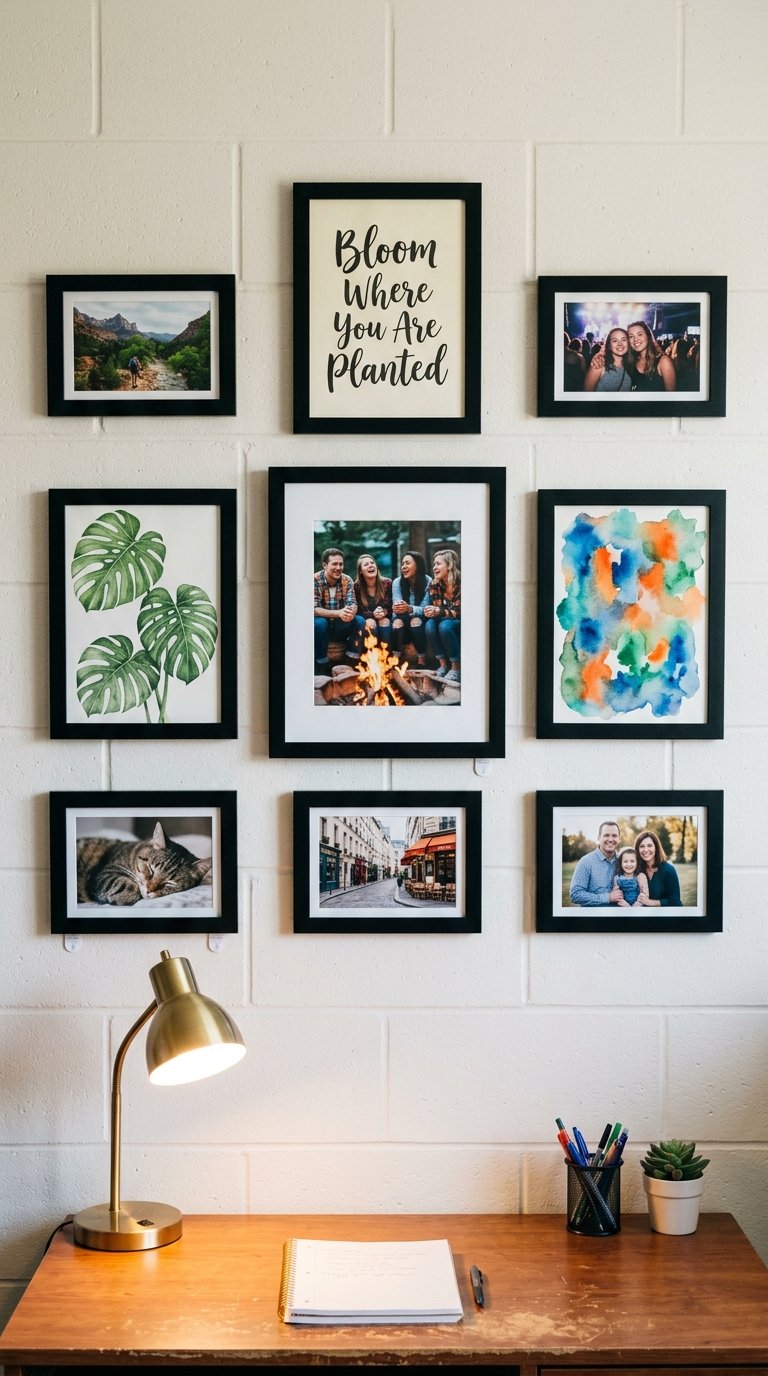 Create a Gallery Wall With Removable Strips