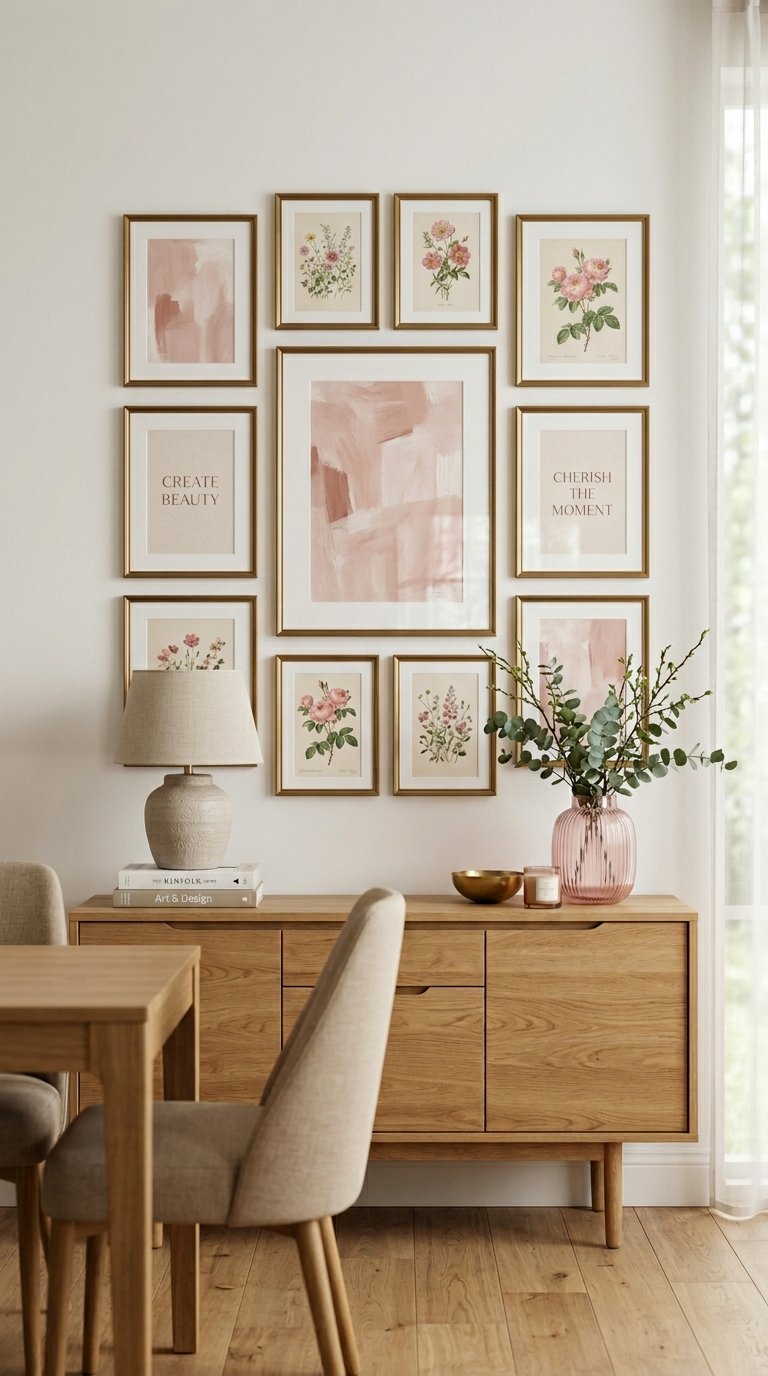 Create a Pink Gallery Wall