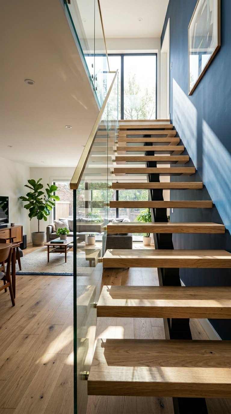 Create an Open-Tread Staircase Visibility