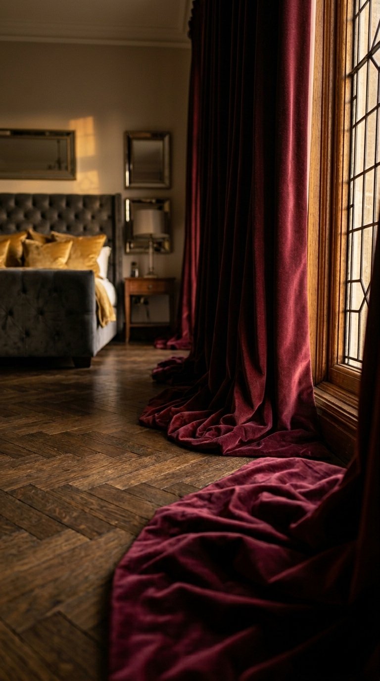 Curtains Puddling on the Floor