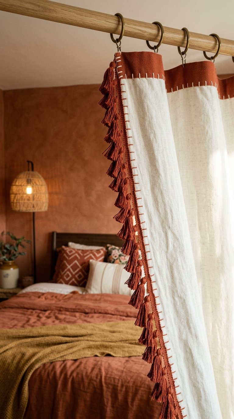 Curtains with Tassel or Fringe Trim