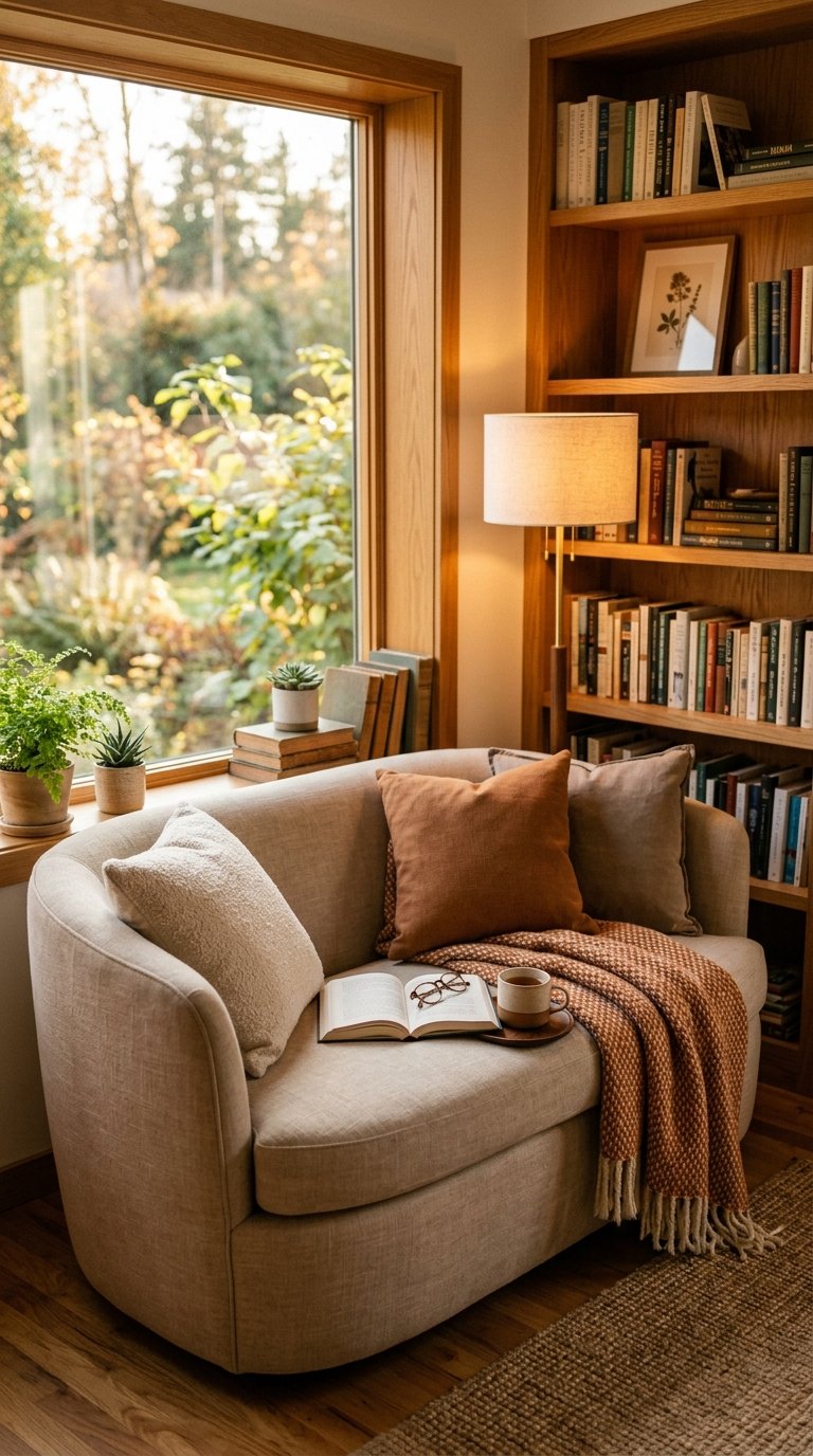 Curved Two-Seater Love Seat