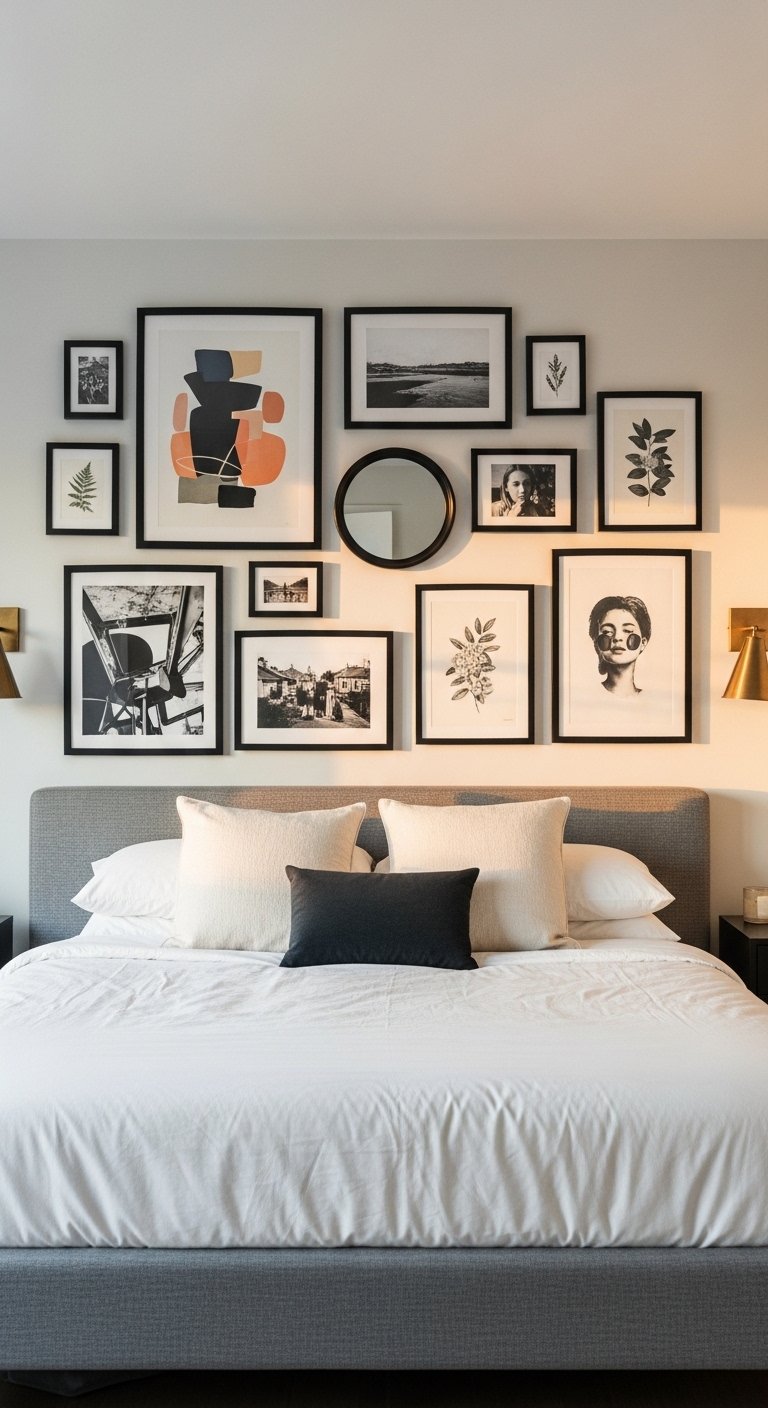 DIY Gallery Wall With Mixed Frames