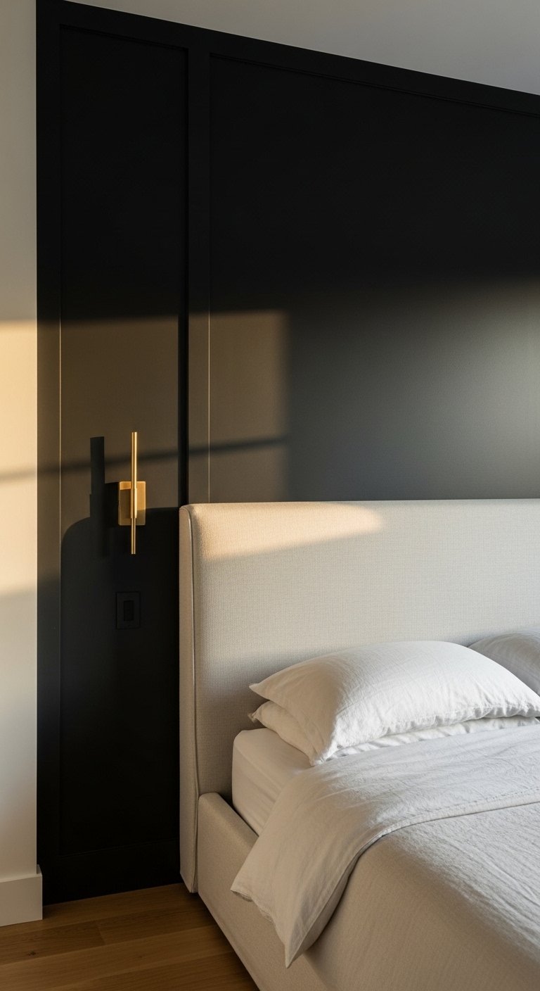 Dark Charcoal Feature Wall