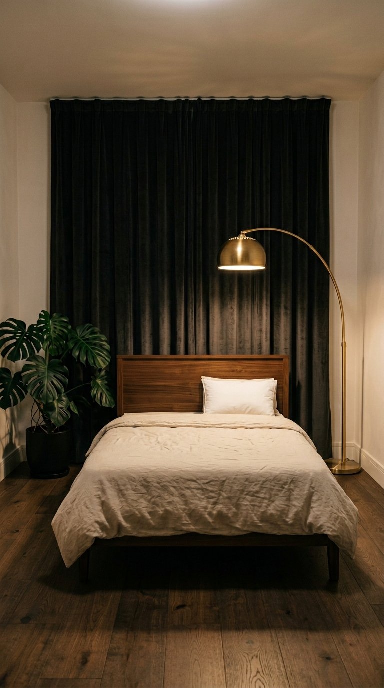 Dark Charcoal or Graphite Curtains