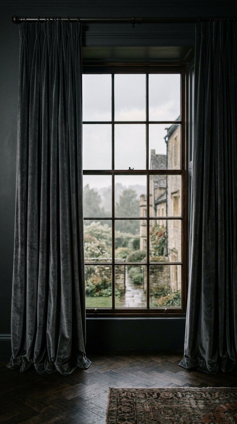 Dark Curtains Floor to Ceiling