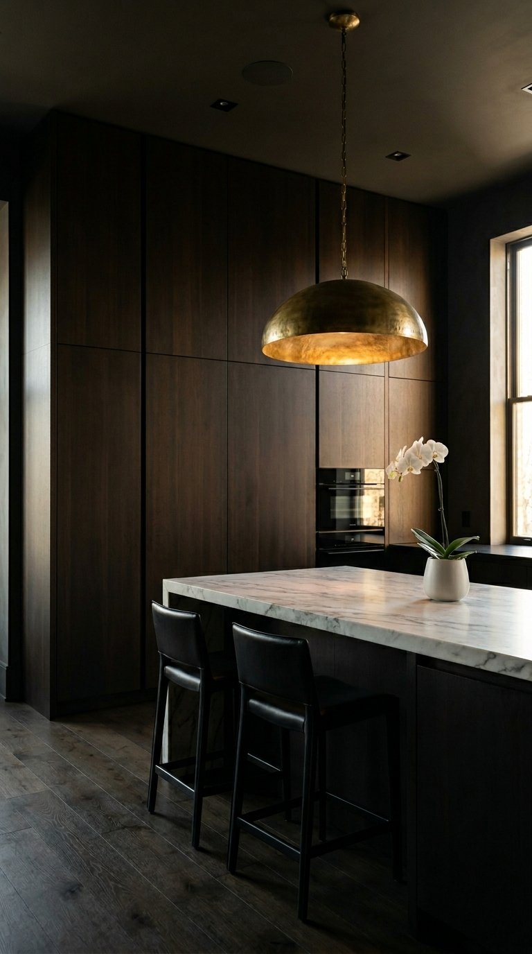 Dark Espresso Cabinets for a Dramatic Look