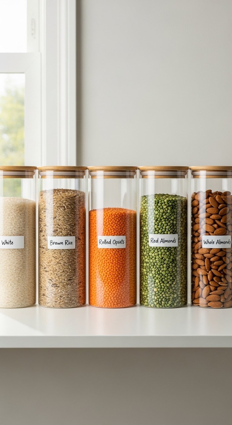 Decant Everything Into Clear Containers