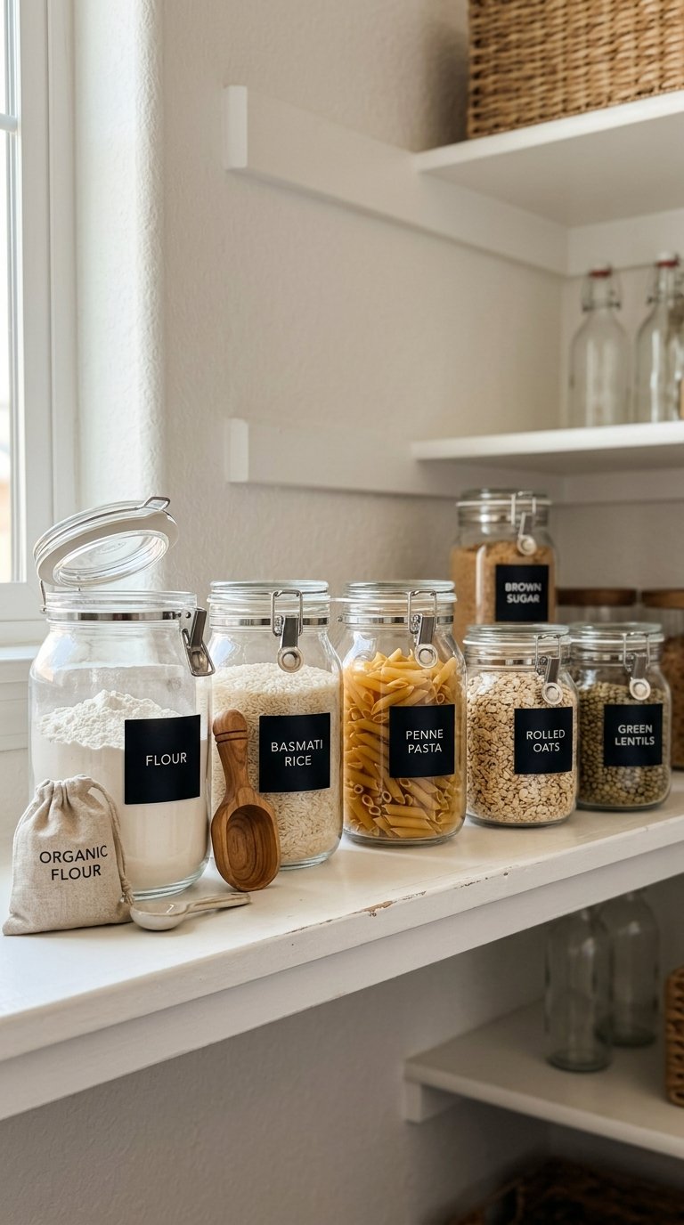 Decant Your Dry Goods Into Airtight Containers