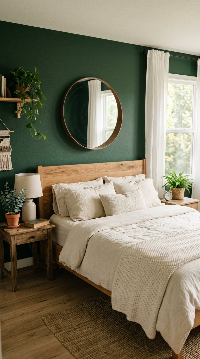 Deep Forest Green Walls