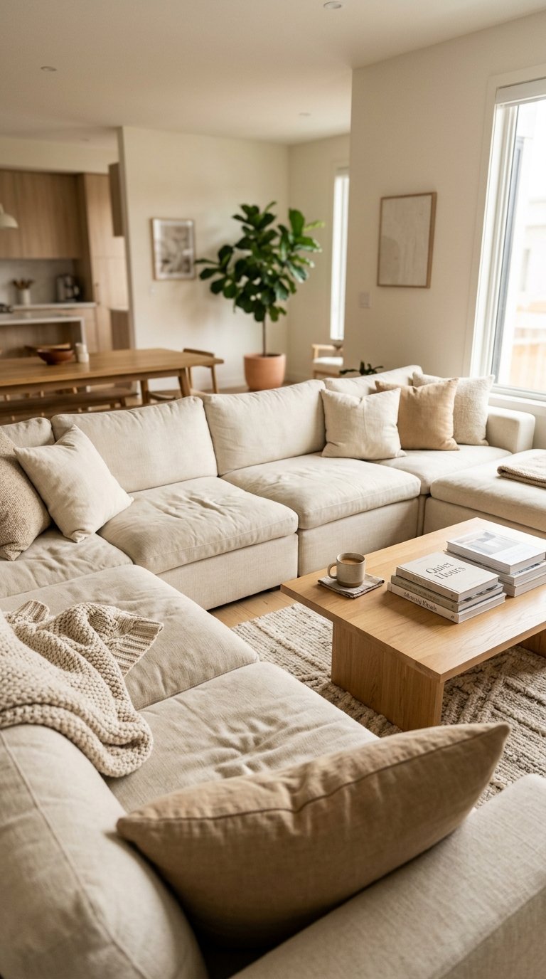 Deep Seat Modular Sectional