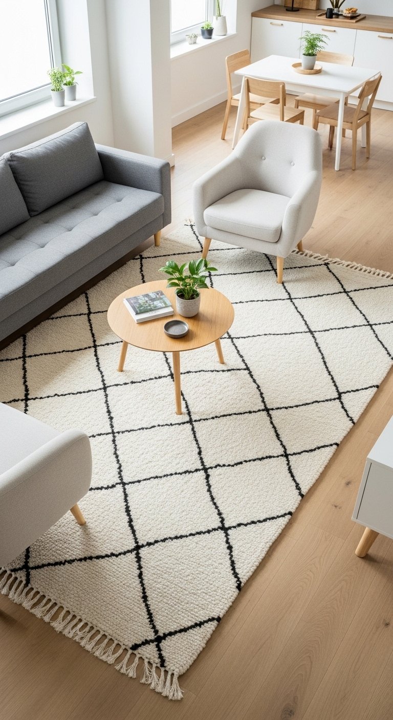 Define Zones With an Area Rug
