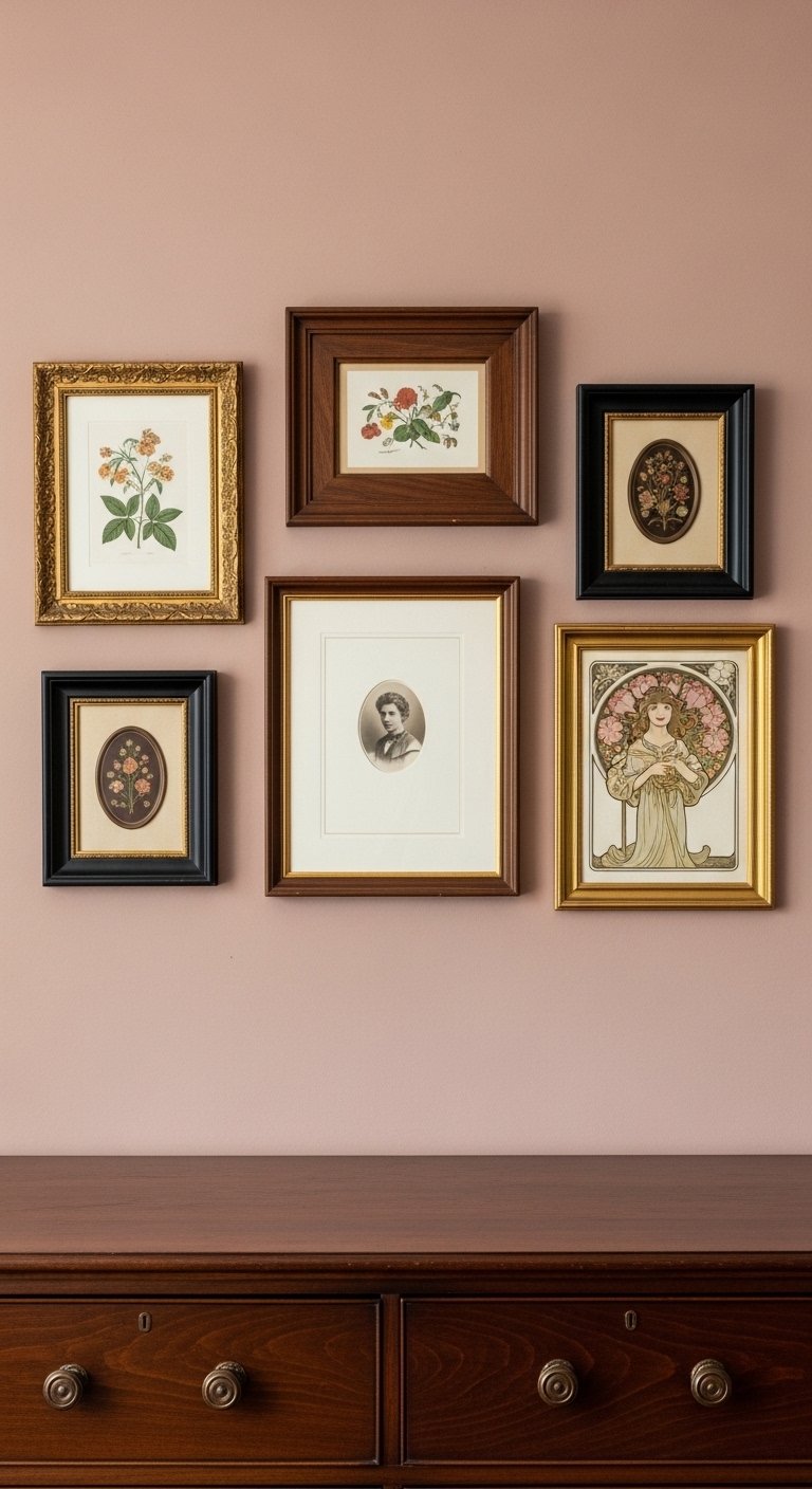 Display Vintage Art and Prints