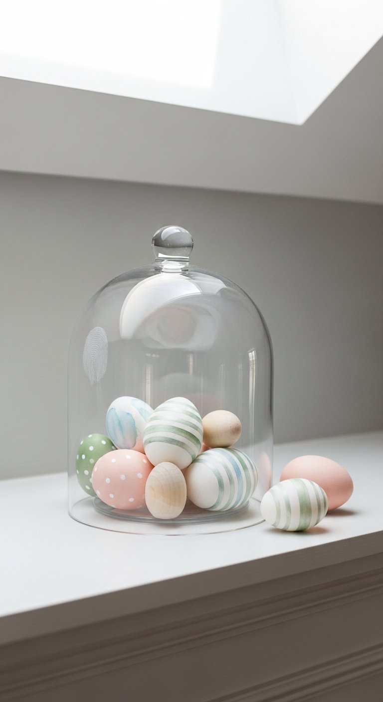 Display a Collection of Painted Eggs