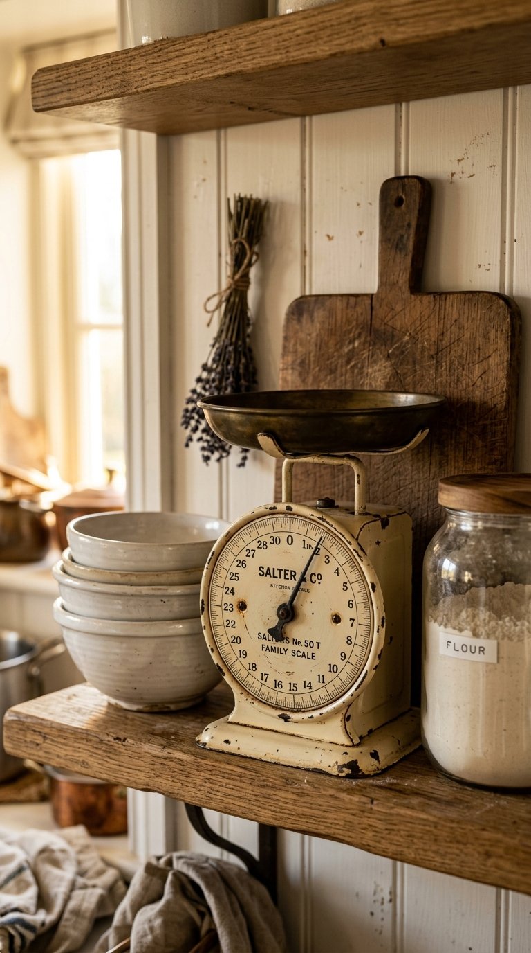 Display a Vintage Scale or Clock