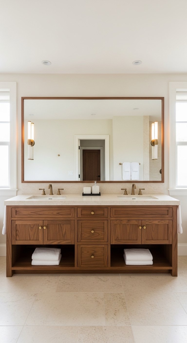 Double Vanity Cabinet