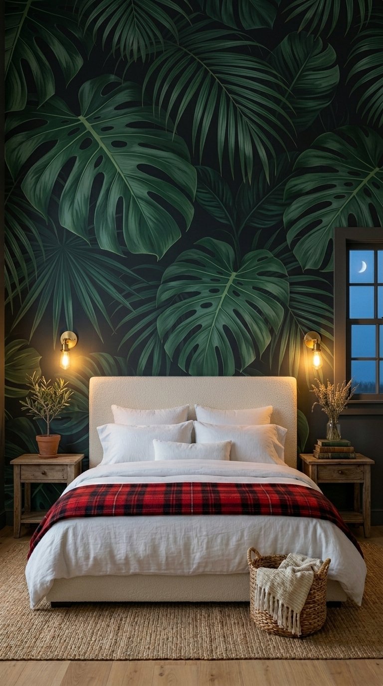 Dramatic Wallpaper Accent Wall