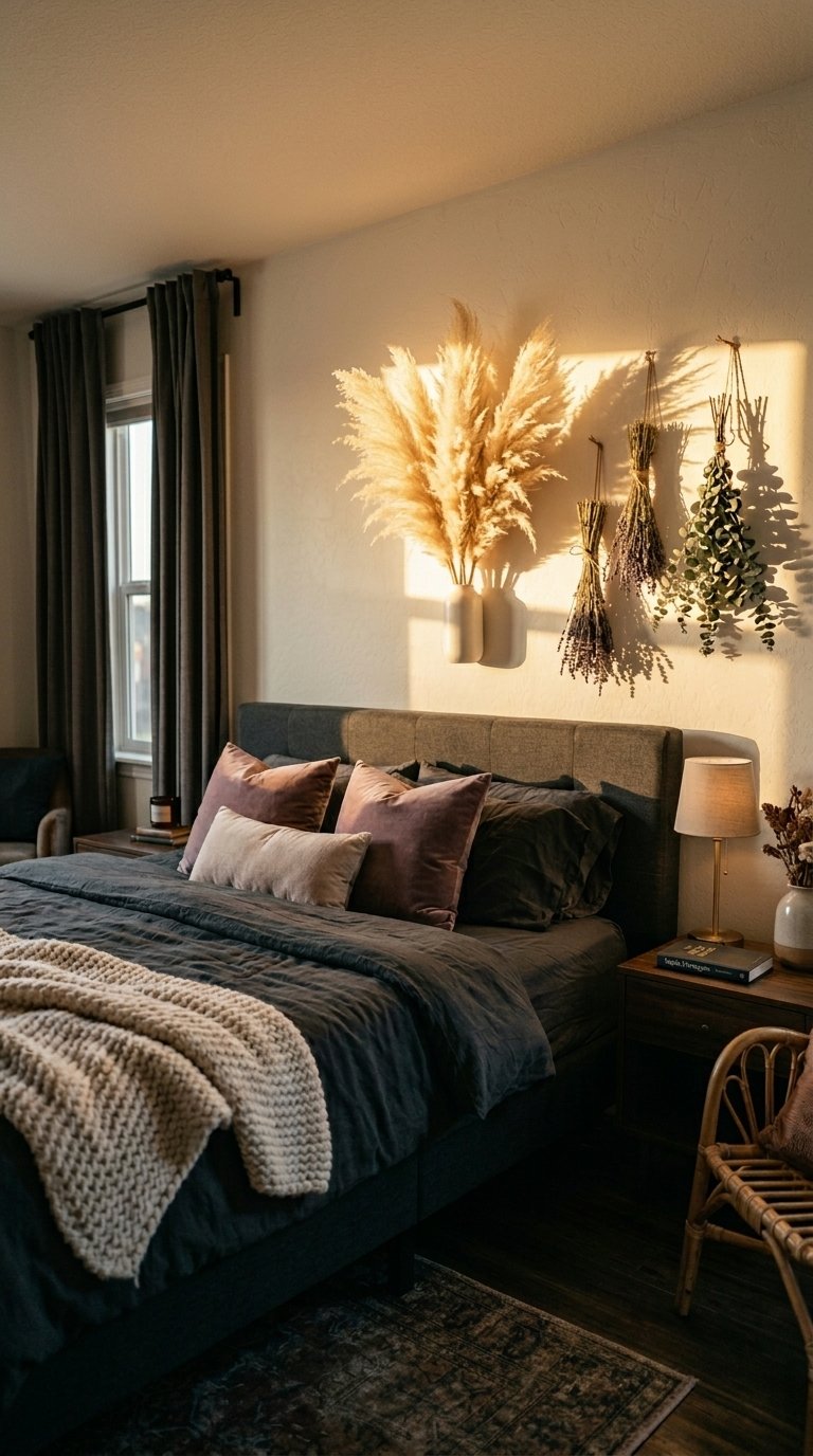 Dried Floral Wall Installation